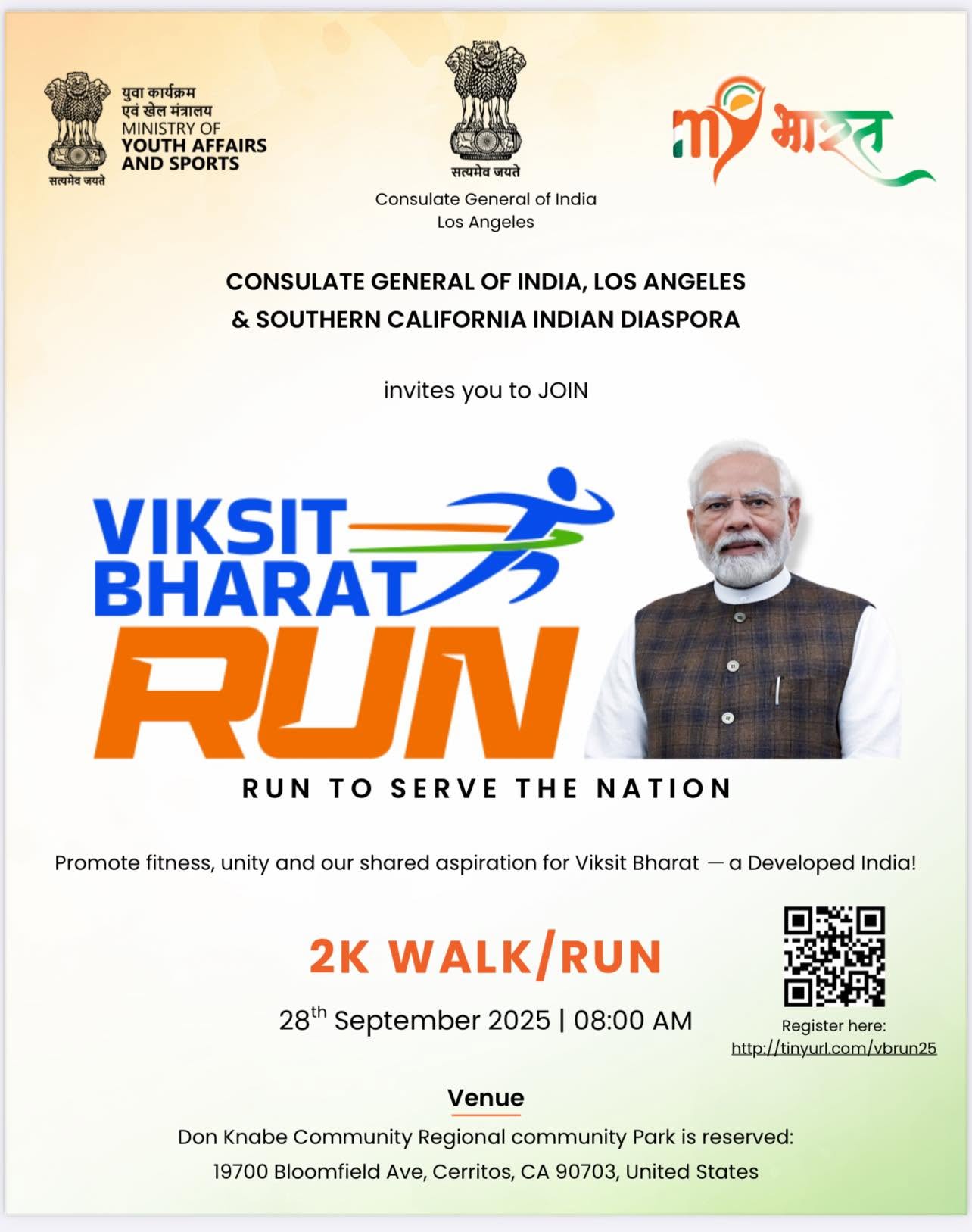 Viksit Bharat Run — 2K Walk/Run